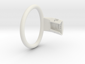 Q4e single ring L 63.7mm in White Premium Versatile Plastic