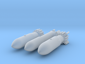 (1:144) 3 types of RS bombs in Smooth Fine Detail Plastic