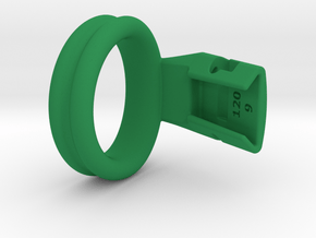 Q4e double ring M 38.2mm in Green Processed Versatile Plastic