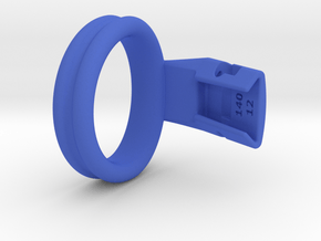 Q4e double ring L 44.6mm in Blue Processed Versatile Plastic
