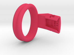 Q4e double ring L 46.2mm in Pink Processed Versatile Plastic