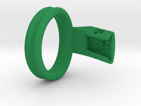 Q4e double ring L 47.7mm in Green Processed Versatile Plastic