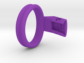 Q4e double ring L 52.5mm in Purple Processed Versatile Plastic