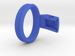 Q4e double ring M 52.5mm in Blue Processed Versatile Plastic