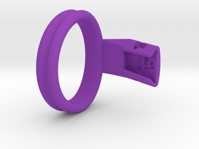Q4e double ring 54.1mm in Purple Processed Versatile Plastic: Extra Large