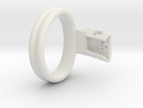 Q4e double ring M 54.1mm in White Premium Versatile Plastic