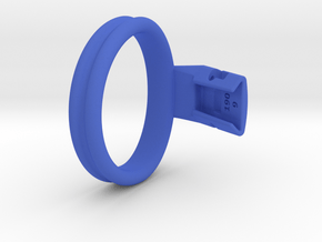 Q4e double ring M 60.5mm in Blue Processed Versatile Plastic
