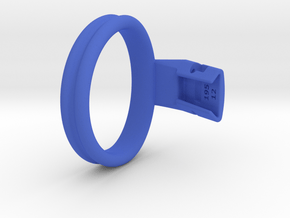 Q4e double ring L 62.1mm in Blue Processed Versatile Plastic