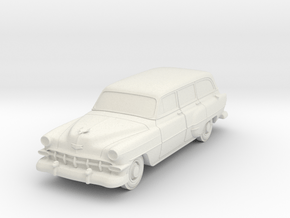 1954 Chevy Wagon 210 in White Natural Versatile Plastic
