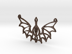 :Steampunk Flight: Pendant in Polished Bronze Steel