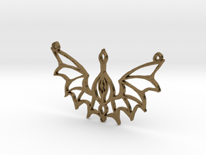:Steampunk Flight: Pendant in Natural Bronze