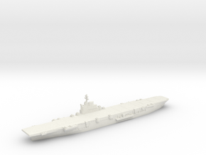 HMS Indomitable carrier 1945 1:1800 in White Natural Versatile Plastic