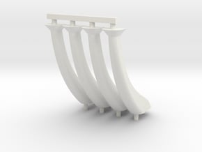 SYMA X5SW-1 Landing Gear/ Legs in White Natural Versatile Plastic