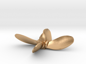 built-up type propeller - clockwise rotation in Natural Bronze