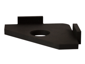 Router Corner Jig in Black Natural Versatile Plastic