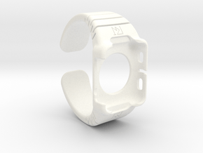 Apple Watch - 44mm medium cuff in White Processed Versatile Plastic