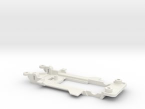 1/32 Carrera Chassis for BMW 3.5 CSL slot.it in White Natural Versatile Plastic