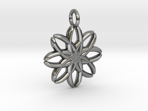 Snowflake in Antique Silver