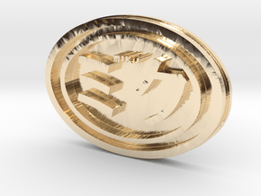 Miku Emblem in 14k Gold Plated Brass