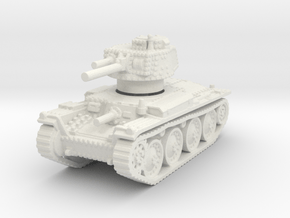 Panzer 38t D 1/120 in White Natural Versatile Plastic