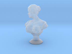 Girl Antique Bust in Smoothest Fine Detail Plastic