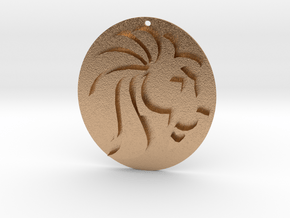 Vintage Lionheart Collection- Pendant in Natural Bronze
