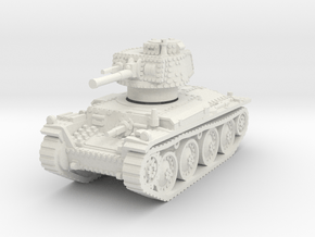 Panzer 38t E 1/72 in White Natural Versatile Plastic