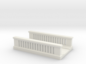 Concrete Bridge 1/35 in White Natural Versatile Plastic