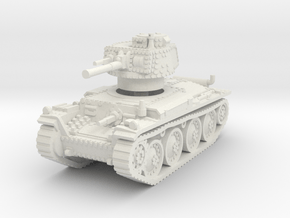 Panzer 38t F 1/76 in White Natural Versatile Plastic