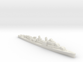 USS Maddox destroyer 1:3000 WW2 in White Natural Versatile Plastic