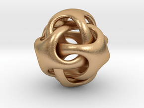 Pendant "Interwoven Trefoil" in Natural Bronze