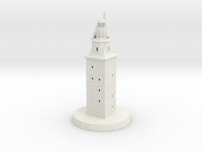 Torre de Hércules in White Natural Versatile Plastic