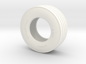 tire-05-2019 tire for Truck 1/24 in White Processed Versatile Plastic