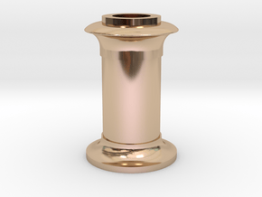 4DPGW001 - Replacement GWR 64xx Chimney (00 EM P4) in 14k Rose Gold Plated Brass
