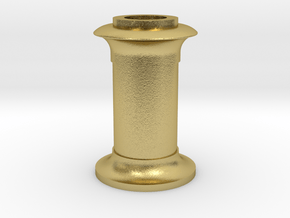 4DPGW001 - Replacement GWR 64xx Chimney (00 EM P4) in Natural Brass