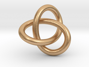 Tri Knot Pendant in Natural Bronze