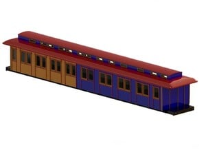 BCo4 - Swedish passenger wagon in Tan Fine Detail Plastic