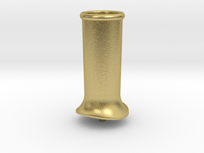 OSQ001 Adamson Stovepipe Chimney, 16mm Scale in Natural Brass