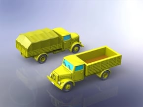 German KHD S3000 Trucks 1/160 in Tan Fine Detail Plastic