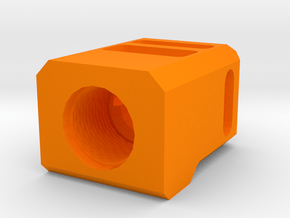 G-Comp Type 1 Airsoft Flashhider (14mm-) in Orange Processed Versatile Plastic