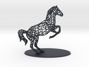 Voronoi Rearing Horse in Black PA12