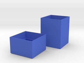 container in Blue Processed Versatile Plastic: Medium