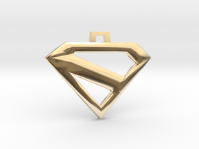 Superman Kingdom Come keychain/pendant in 14K Yellow Gold
