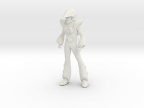 1/20 Macross Pilot Hikaru Standing in White Natural Versatile Plastic