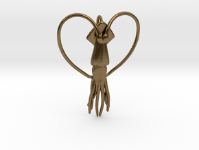 Squid Heart in Natural Bronze