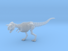 Skeleton Carnotaurus DnD miniature Undead gamesRPG in Tan Fine Detail Plastic