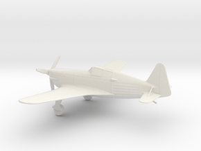 Morane-Saulnier M.S.406 in White Natural Versatile Plastic: 1:64 - S