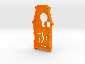 ADS-B Stratux Case Top in Orange Processed Versatile Plastic