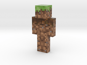 Dirtman | Minecraft toy in Natural Full Color Sandstone