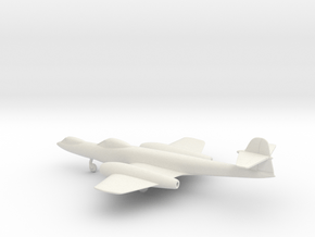 Gloster Meteor F8 Prone Pilot in White Natural Versatile Plastic: 1:160 - N